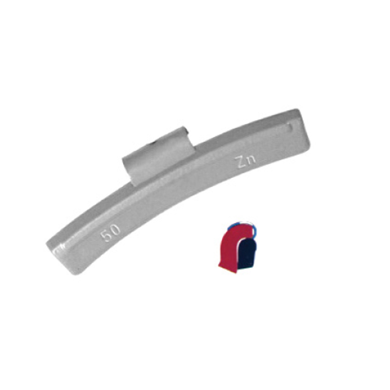 Zn Clip-on hjulvikter för legeringsfälg-EW-3106